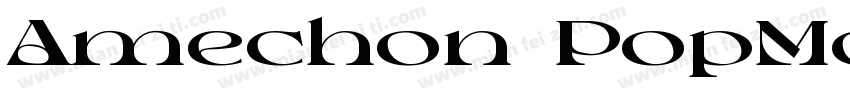 Amechon PopMoru Ligh字体转换